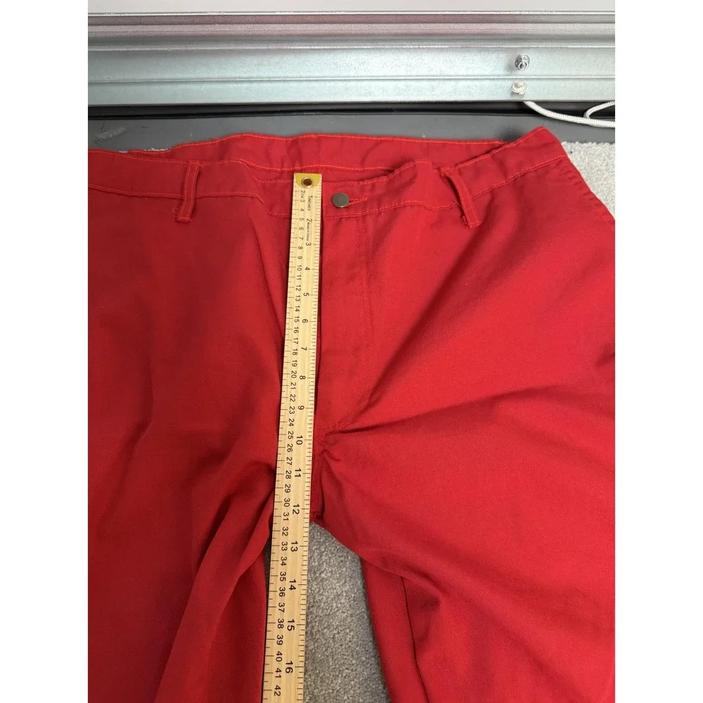 Saf-Tech FR Pants Mens 42x32 Red Nomex CAT 1 Flame Resistant Workwear USA